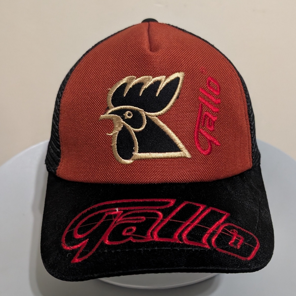VTG Gallo Rooster Snap-back Mesh Cap Hat Embroidery